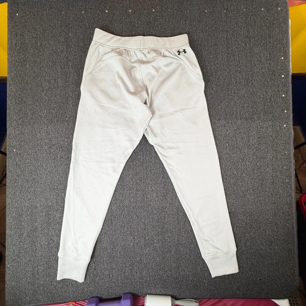 Under Armour Curry Brand ColdGear Fitted Jogger Pants Mens Large Gray 1366632